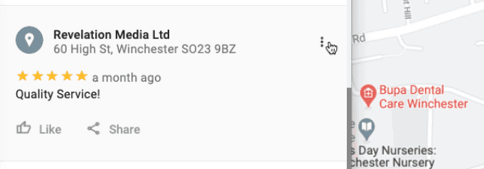 Select review for dseletions