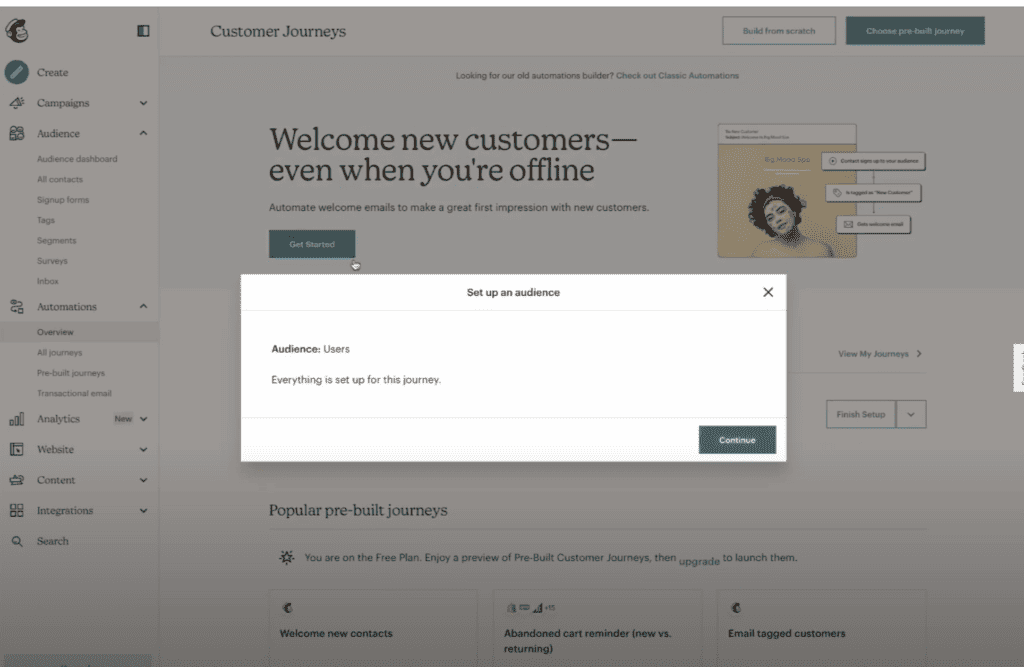 Google review automation - Set your audience / recipient list
