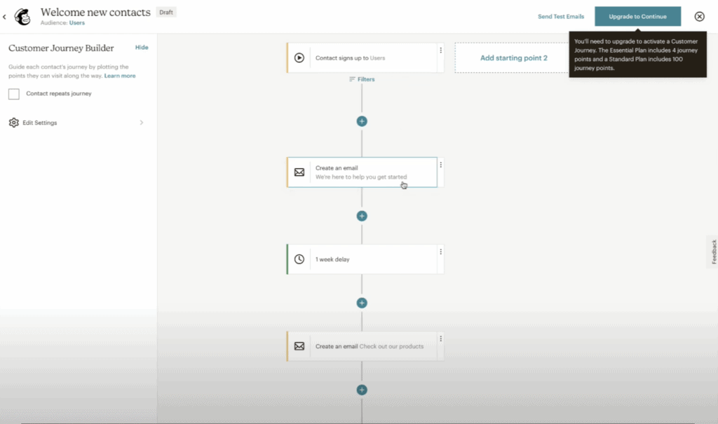 Google review automation - Create your first email