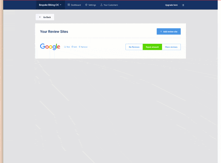 Manage online review sites with leave.review Manage online review sites with leave.review